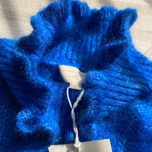Sezane 'Loris' Jumper NWT 'Blue Flash' **Limited** - Picture 4 of 10